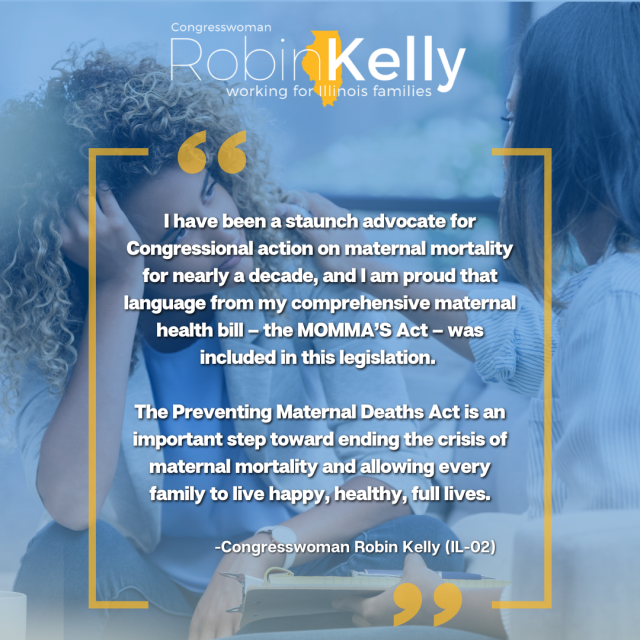 A Message From Congresswoman Robin Kelly