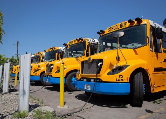 Photo of Electric School Buses