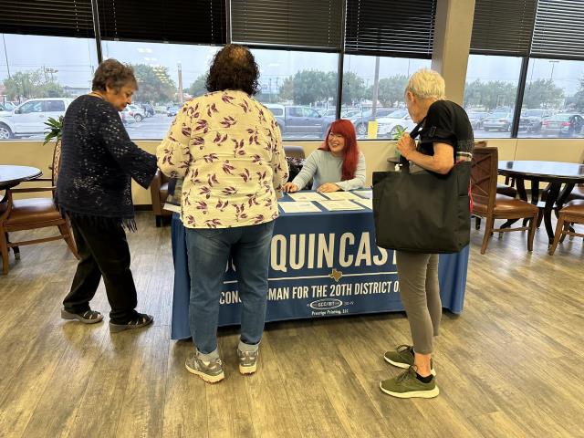 Rep. Castro's Staff at Office Hours